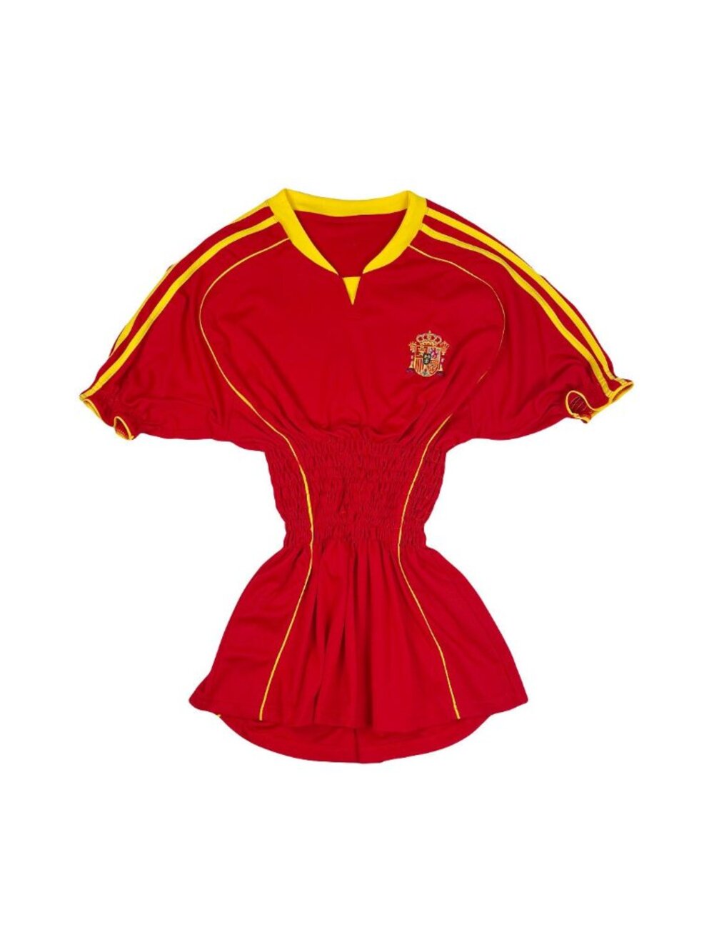 Rework Spain Shirred Jersey Dress Women's L